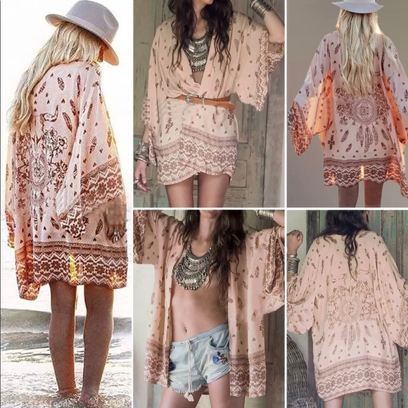 Other - Floral shawl kimono